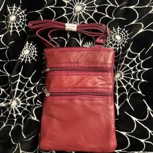 Burgundy Crossbody Bag